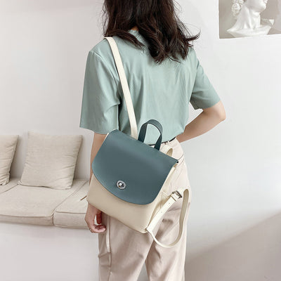 Mochila de Cuero Genuino para Mujer - Gran Capacidad y Estilo Casual