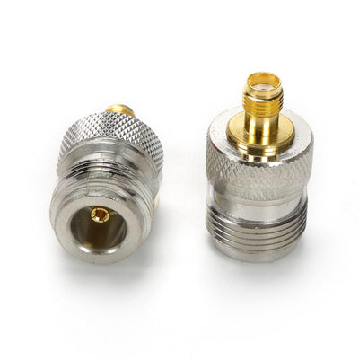 Adaptador Convertidor RF de Cobre Puro - Conector N Hembra a SMA Hembra - Image 11