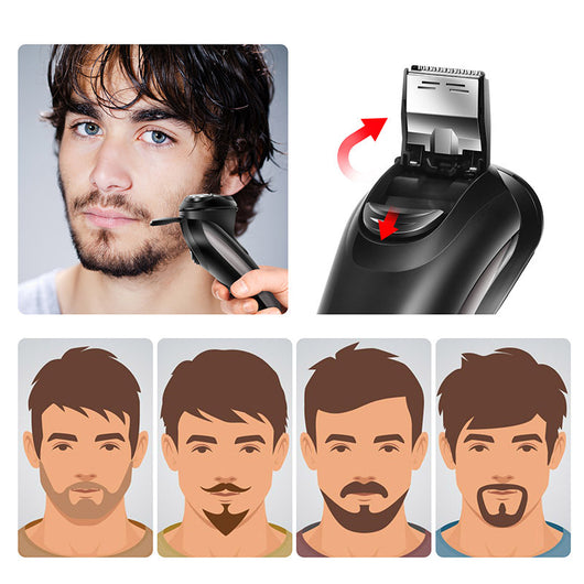 Afeitadora Eléctrica Multifuncional para Hombre - Kit Completo Corporal - Image 10