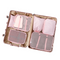 Set of Six Pink Stripes