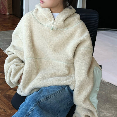 Sudadera Gruesa Impermeable con Lana de Cordero - Abrigo Cálido Premium