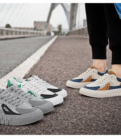 Zapatillas Deportivas Casuales Transpirables con Paneles de Malla - Image 10