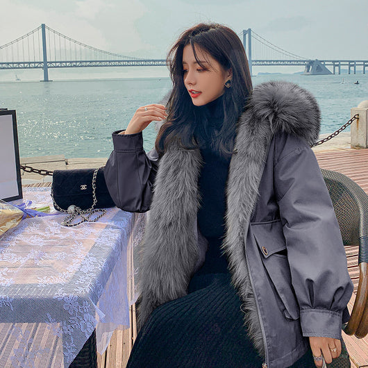 Chaqueta Acolchada de Invierno Versátil con Relleno Grueso