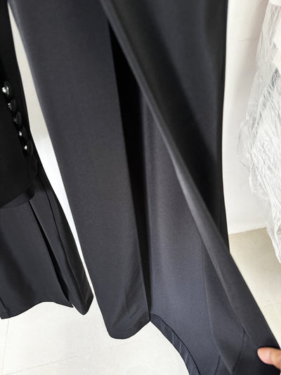 Traje Elegante con Blazer de Strass y Pantalón Dividido - Image 11