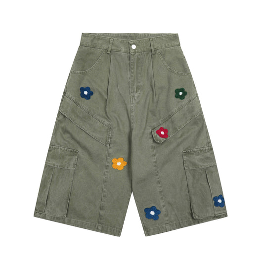Shorts Casuales Rectos para Mujer con Estampado Hipster Urbano - Image 19