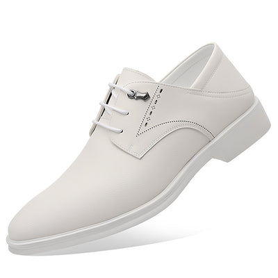 Zapatos de Vestir Ejecutivos en Cuero Suave con Punta Pronunciada - Image 5