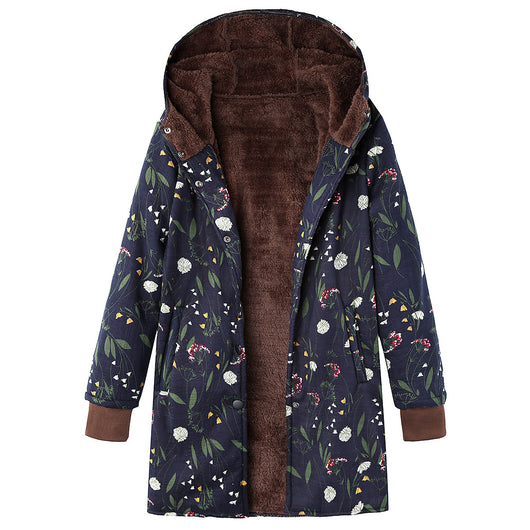 Chamarra Hoodie Floral Tallas Grandes - Image 10