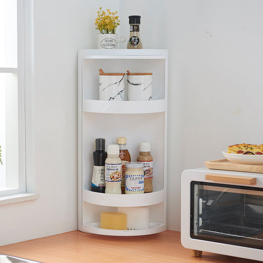 Organizador de Maquillaje Giratorio para Baño - Estante de Almacenamiento Montado en Pared - Image 3