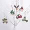 Adorno Navideño de Madera Artesanal para Árbol