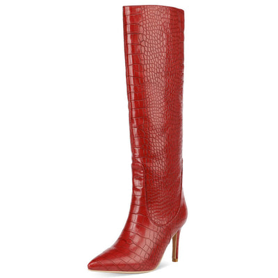 Botas Altas de Moda Talla Grande - Estilo Elegante y Cómodo - Image 11