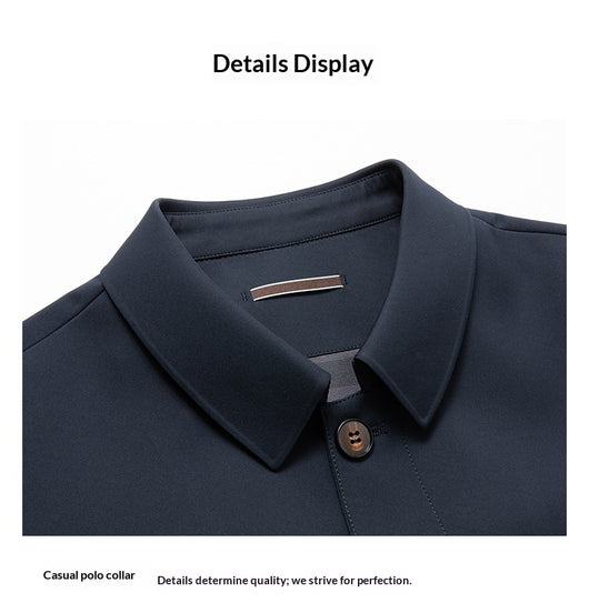 Abrigo Ejecutivo Tipo Trench para Hombre Tallas Grandes - Image 13