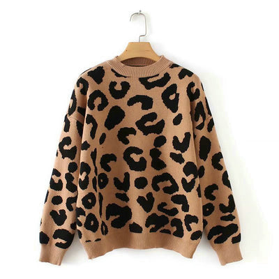 Sudadera Estampado Leopardo para Mujer