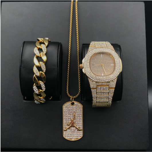 Reloj de Lujo para Hombre con Diamantes y Calendario - Cuarzo Premium - Image 28