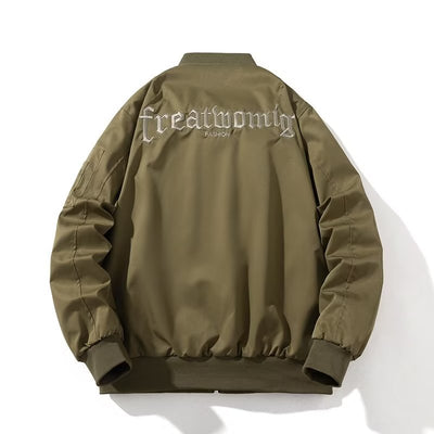 Chamarra de Piloto Bordada y Acojinada para Hombre - Image 10