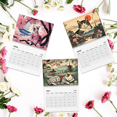 Calendario de Pared 2025 Gatos de Edo - Diseño Artístico para Amantes de Felinos - Image 10