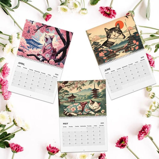 Calendario de Pared 2025 Gatos de Edo - Diseño Artístico para Amantes de Felinos - Image 10