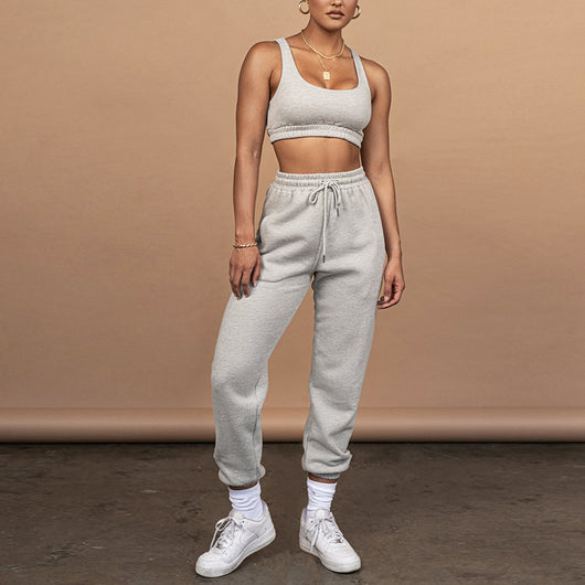 Conjunto Dos Piezas Mujer: Chaleco Umbilical y Pantalón Ajustable - Image 25