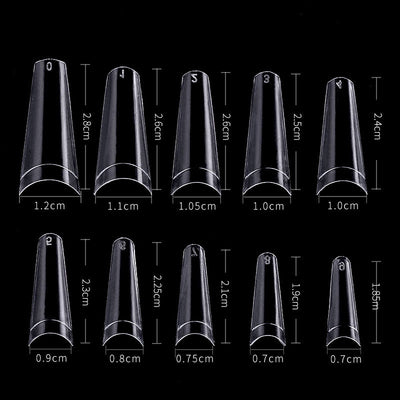 Tiras de Uñas Postizas Francesas Punta Plana - 504 Piezas - Image 8