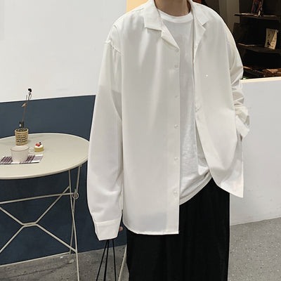 Camisa Manga Larga Hombre Estilo Japonés Trendy - Image 11
