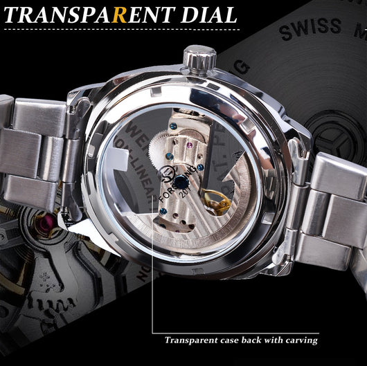 Reloj Mecánico Automático con Diseño Esqueleto - Image 4