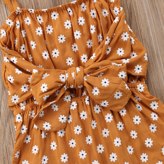 Enterizo Floral para Bebé Niña con Lazo y Lunares - Traje de Baño Verano - Image 4