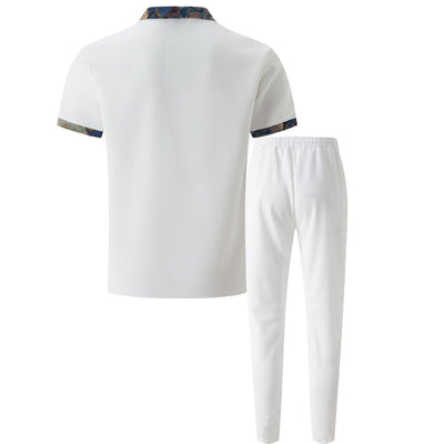 Traje Corto Ejecutivo con Solapa Texturizada y Detalles en Contraste - Image 22