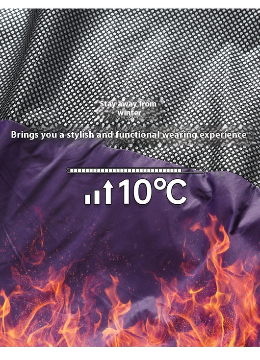 Abrigo Térmico Blanco con Plumón de Pato - Impermeable y Anti-viento para Mujer - Image 29