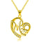 European And American Women''s Necklaces Mom Color Separation Heart-shaped Diamonds 2021 Wish Explosive Mother' Day Gifts Across The Border Whole yellow