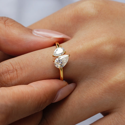 Anillo de Plata 925 con Moissanita Cuadrada y Diseño Exagerado - Image 3