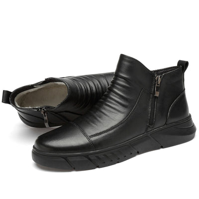 Botas de Cuero Vacuno Casual - Estilo Versátil y Duradero - Image 30