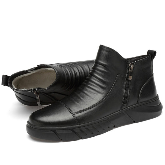 Botas de Cuero Vacuno Casual - Estilo Versátil y Duradero - Image 30