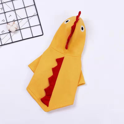 Ropa para Mascotas en Algodón y Terciopelo - Diseño Dinosaurio - Image 7