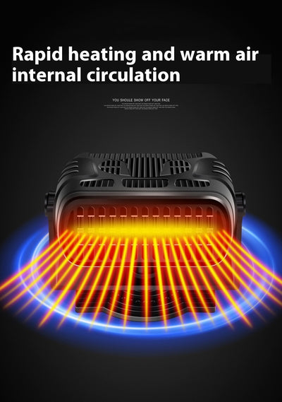 Calefactor Portátil 2 en 1 para Auto - Descongelante y Climatizador - Image 9