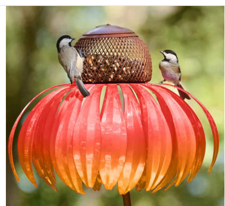 Comedero para Pájaros con Diseño de Pétalos - Image 15