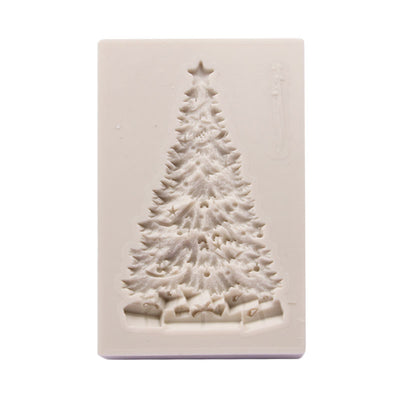 Molde de Silicona para Pastel de Árbol Navideño con Fondant - Image 4