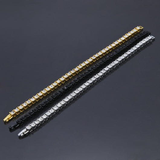 Pulsera Iced Out Dorada para Hombre - Joyería Hip Hop Urbana - Image 5