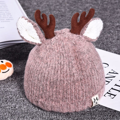 Gorro Infantil de Lana Gruesa con Orejas de Venado - Abrigo Perfecto para Otoño e Invierno - Image 7