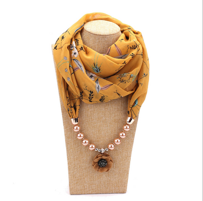 Collar Pañuelo de Gasa de Perlas - Image 9