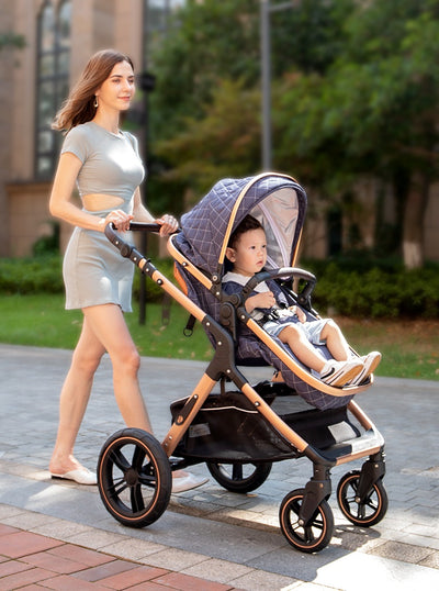 Carrito Multifuncional Plegable para Bebé - Ligero y Versátil - Image 22