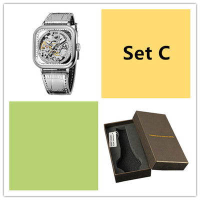 Reloj Automático Cuadrado para Hombre - Movimiento Mecánico de Precisión - Image 13