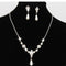 Juego de Collar y Aretes con Perlas Elegantes - Joyería Nupcial Mayorista