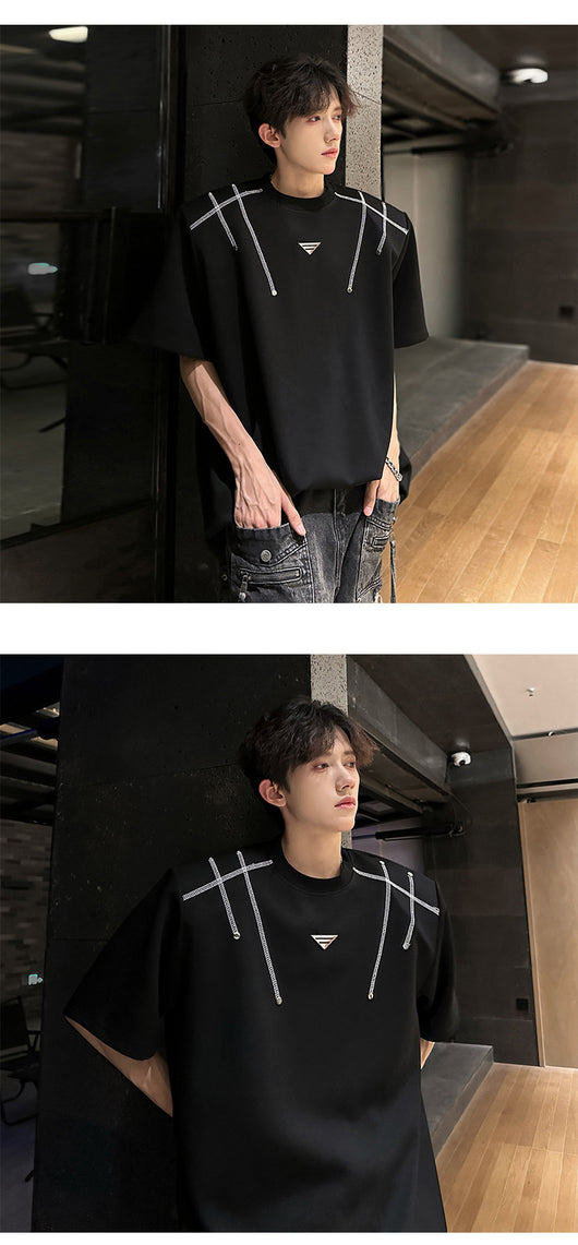 Playera Casual Hombres con Hombreras - Diseño Moderno para Verano - Image 12