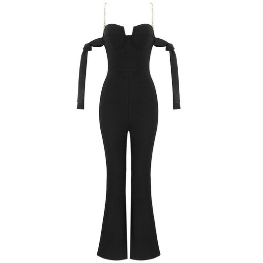 Jumpsuit Manga Larga Elástico - Image 6