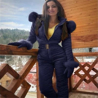 Traje de esquí para mujer con cierre de cremallera - Image 8