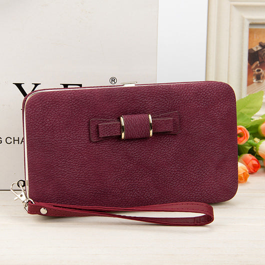 Billetera Larga Coreana para Mujer con Lazo Mariposa - Cartera Trendy de Moda - Image 15