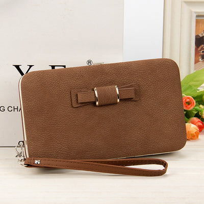 Billetera Larga Coreana para Mujer con Lazo Mariposa - Cartera Trendy de Moda - Image 8