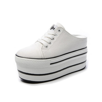 Zapatillas Canvas Casuales con Plataforma Interna para Mujer - Image 4