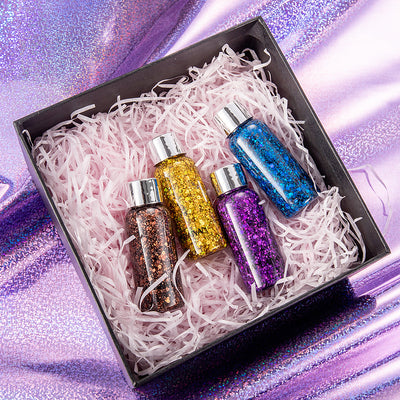 Gel Glitter Multiuso para Uñas, Cabello, Cuerpo y Rostro - Lentejuelas Sueltas Festival - Image 5
