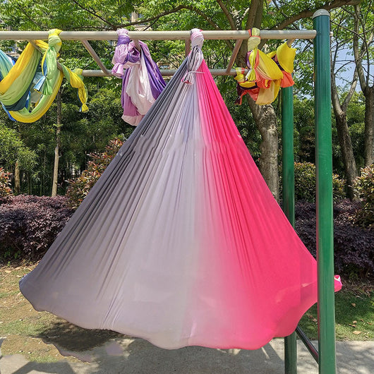 Hamaca de Yoga Aéreo Antigravedad con Degradado de Colores - Image 16