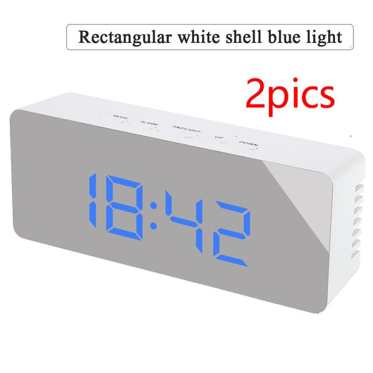 Espejo LED Multifuncional con Reloj Digital - Image 7